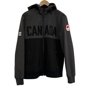 Hudson’s Bay Co. Men’s Hooded Jacket Olympics Team Canada Fleece Lined Medium